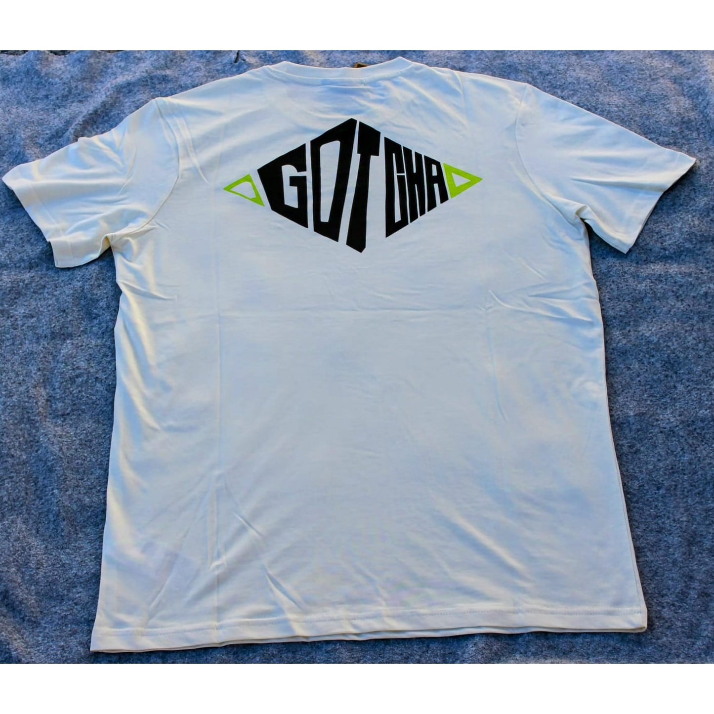 Gotcha Short Sleeve Slash T-Shirt Off White