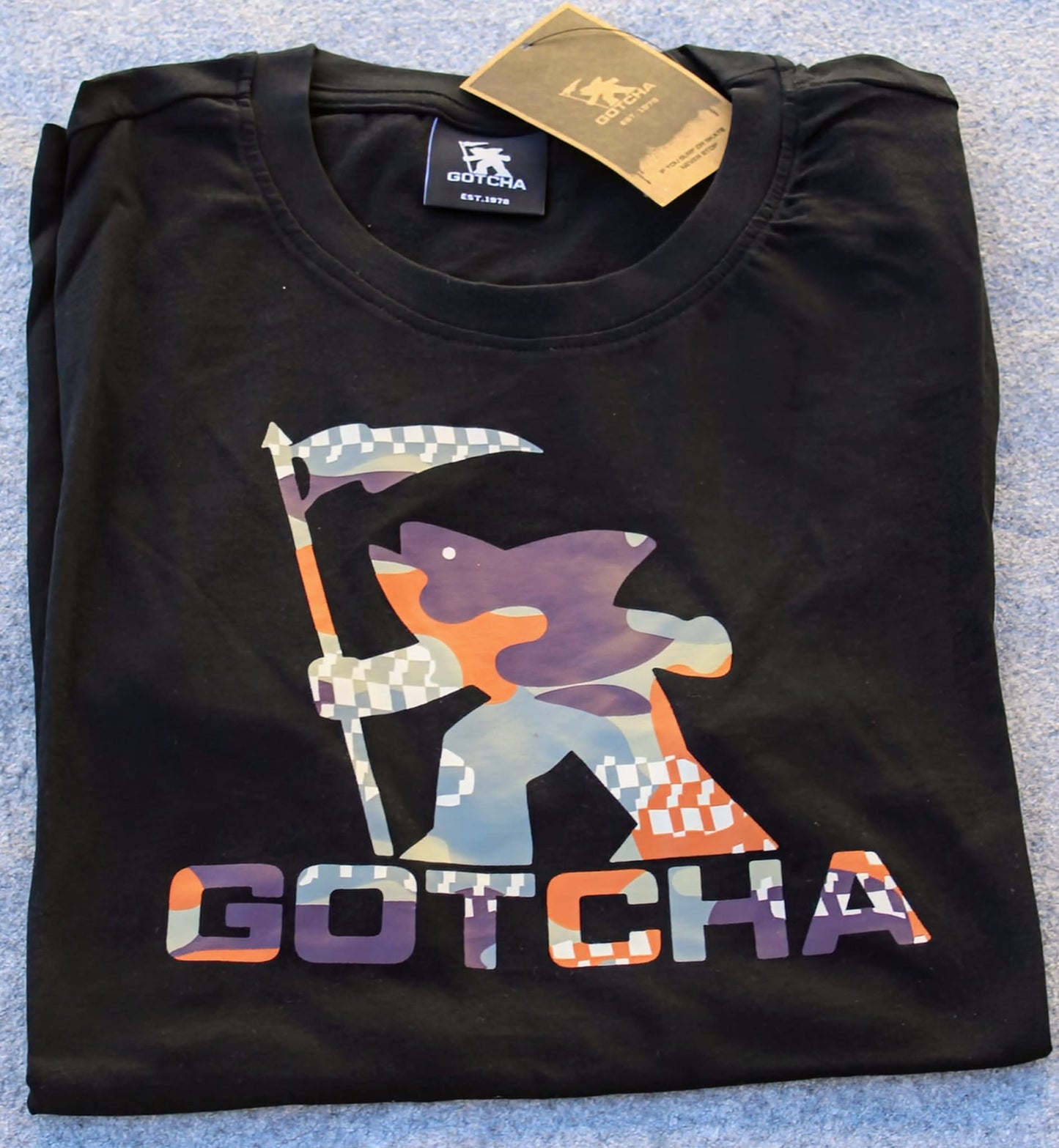 Gotcha Camfish Short Sleeve Tee Black