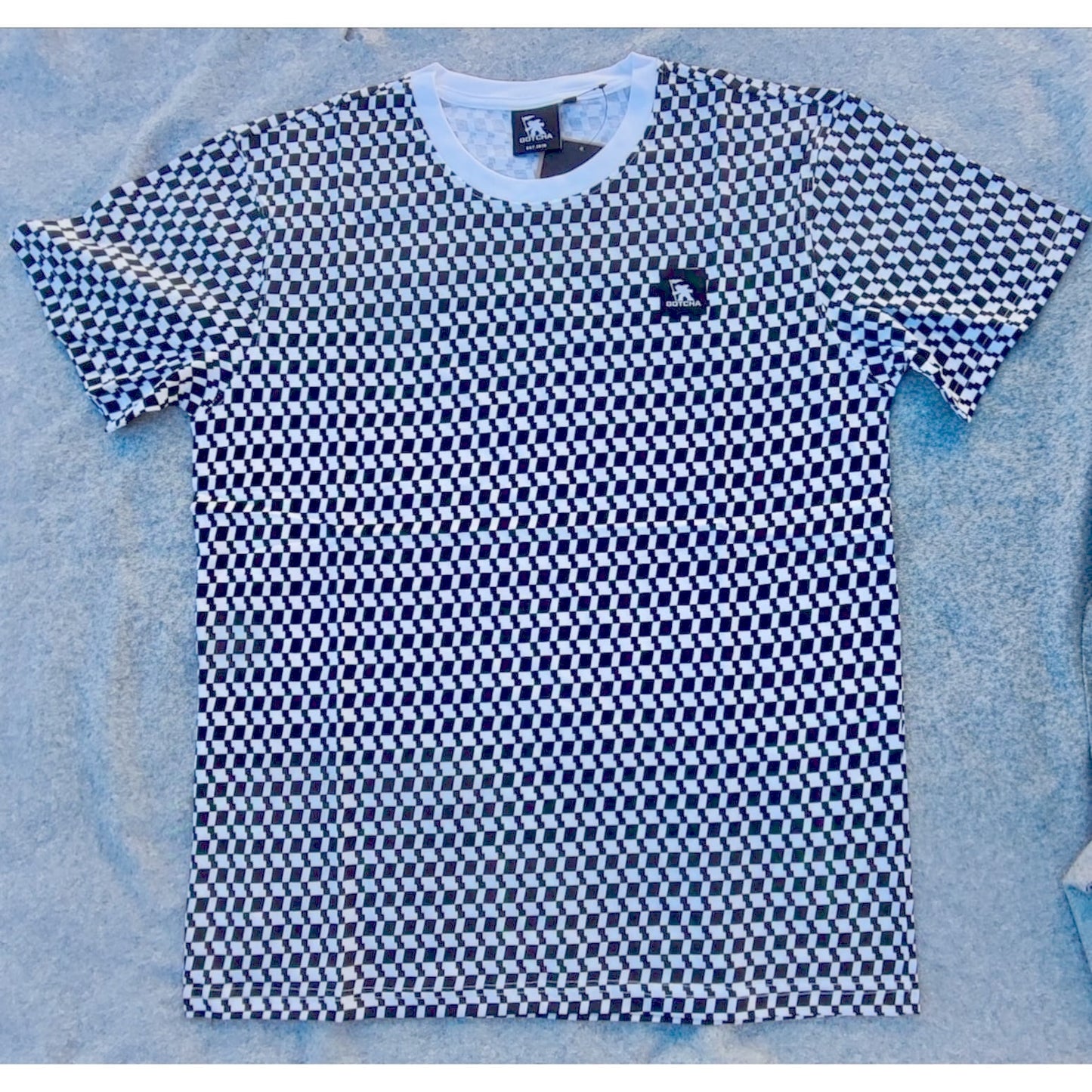 Gotcha Short Sleeve Grid T-Shirt