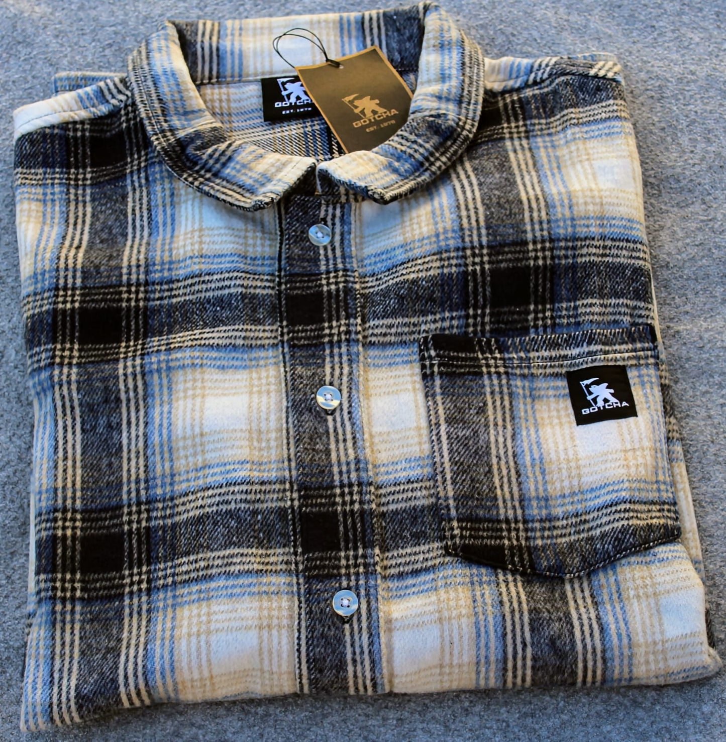 Gotcha Woven Plaid L/S Shirt