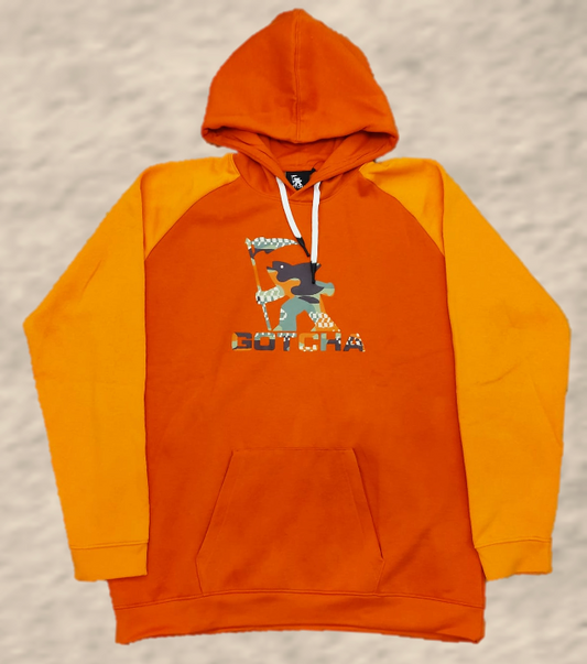 Long Sleeve Camfish Hoodie Rust/Orange